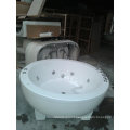 Modern Free Standing with Water Jets Japanese Round Soaking Tub